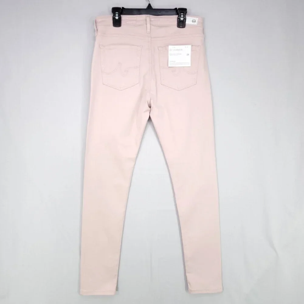 AG Adriano Goldschmied Ankle Jeans Size 28 High Rise The Farrah Skinny Pink